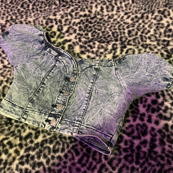 SMALL JEAN CROP - Picture 2 of 2